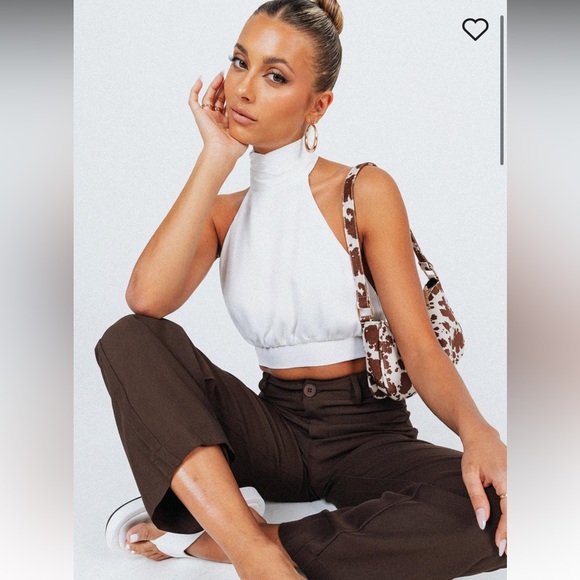 Princess Polly PAITYN TOP WHITE - Picture 1 of 6